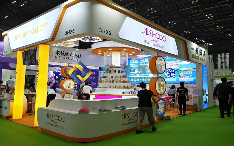 上海新國際展覽中心展會搭建注意之結構不要超出展位